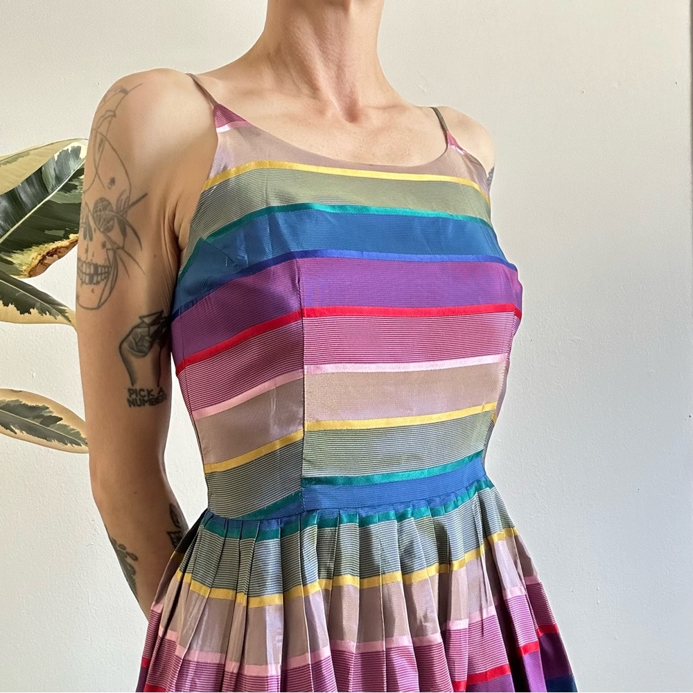 60's Technicolor Dream Dress - Picture 3 of 13
